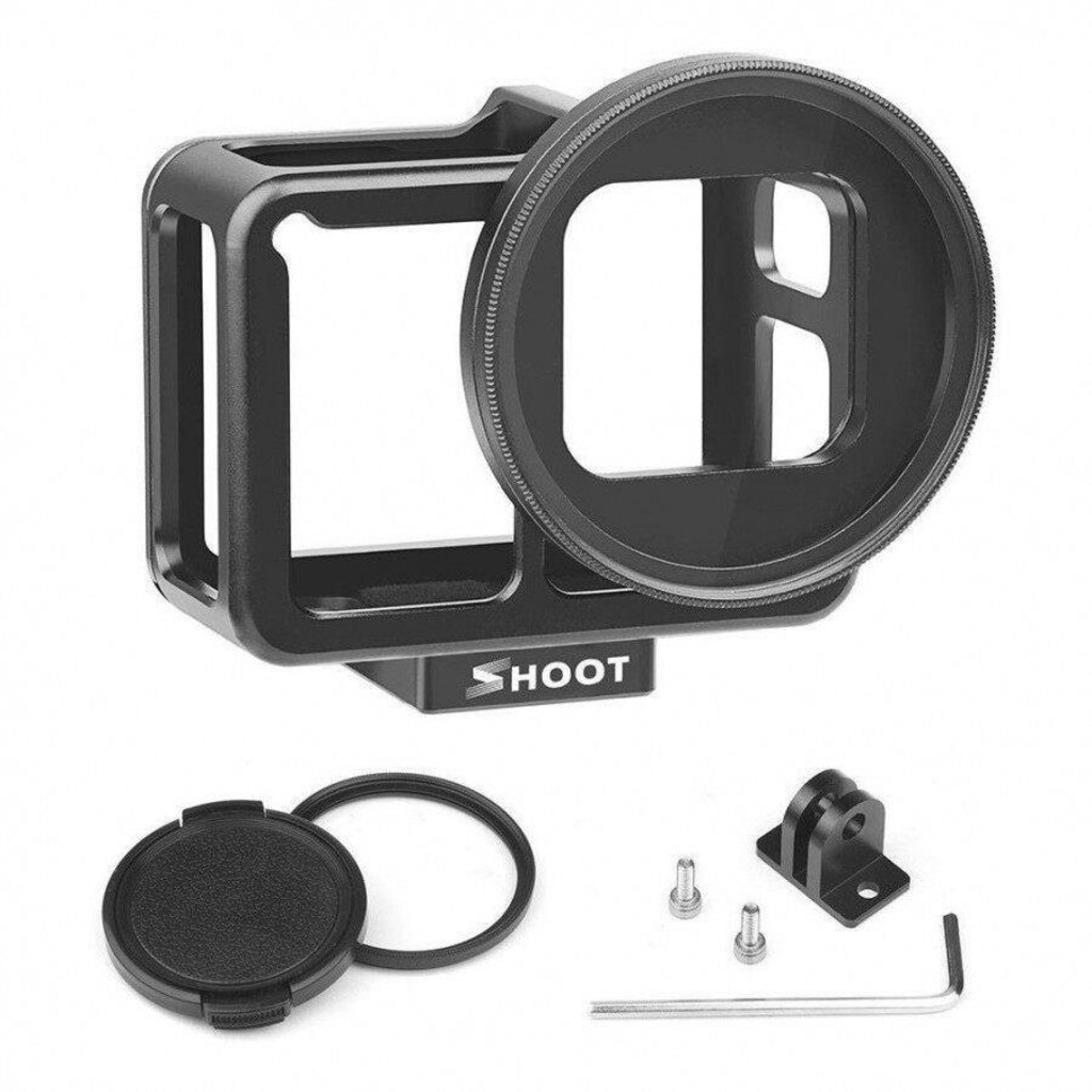 Kit de Frame Shoot em Alumínio + Lente Uv 52mm para Camera Shoot - Foto 1