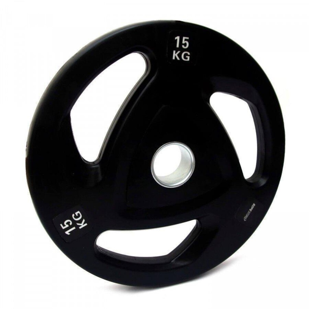 Anilha Olímpica para Musculação Rope Store Furação - 15 Kg - Foto 1