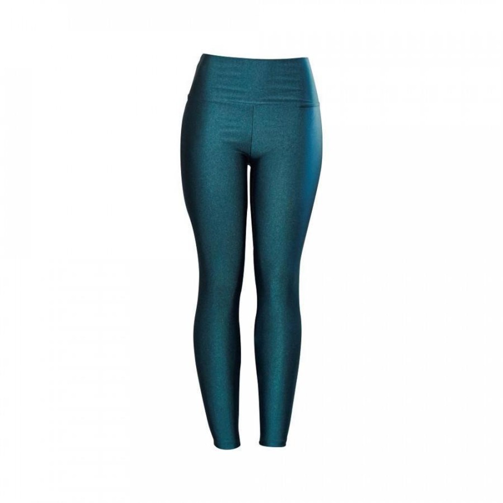 Calça Legging Luasal Cintura Alta Lisa Fitness Casual - Feminina - Foto 1