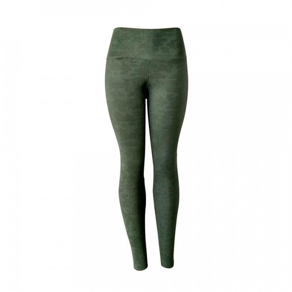 Calça Legging Luasal Estampada Cintura Alta Fitness Casual - Feminina - Foto 1