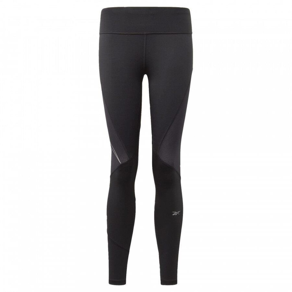 Calça Legging Reebok Corrida Refletiva Bolso Speedwick - Feminina - Foto 1