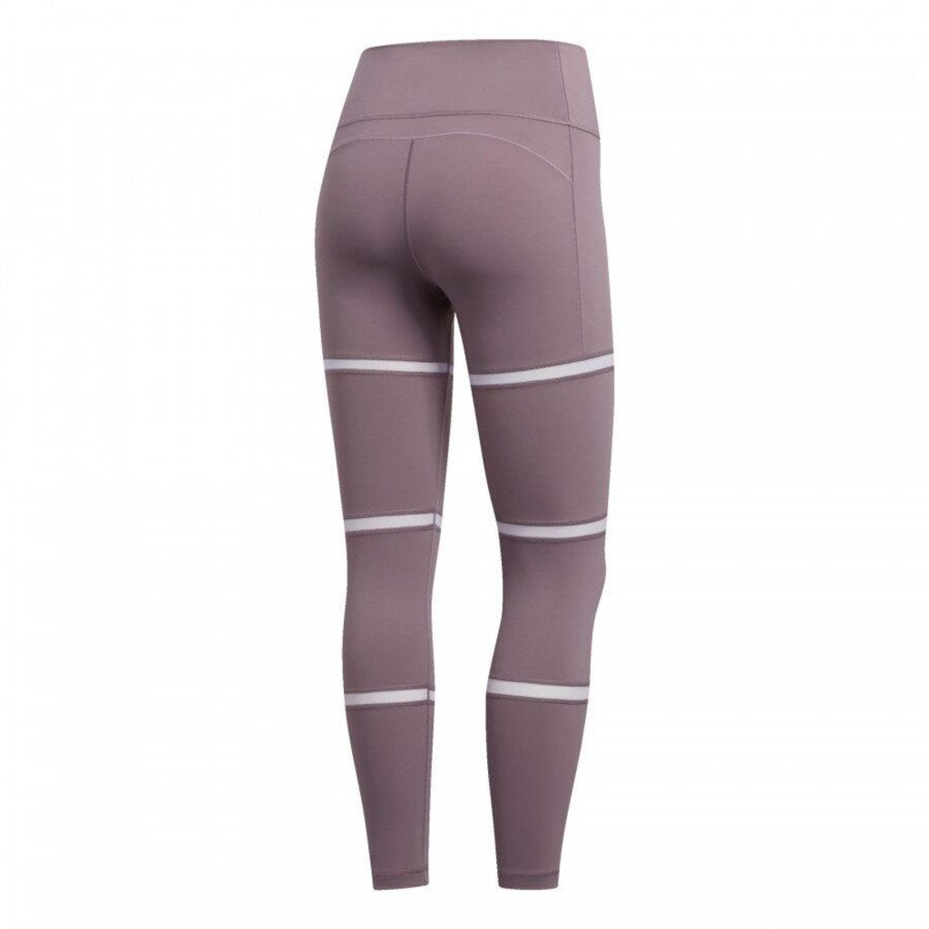 Calça Legging adidas Longa Mesh Believe This 2.0 Geo - Feminina - Foto 2