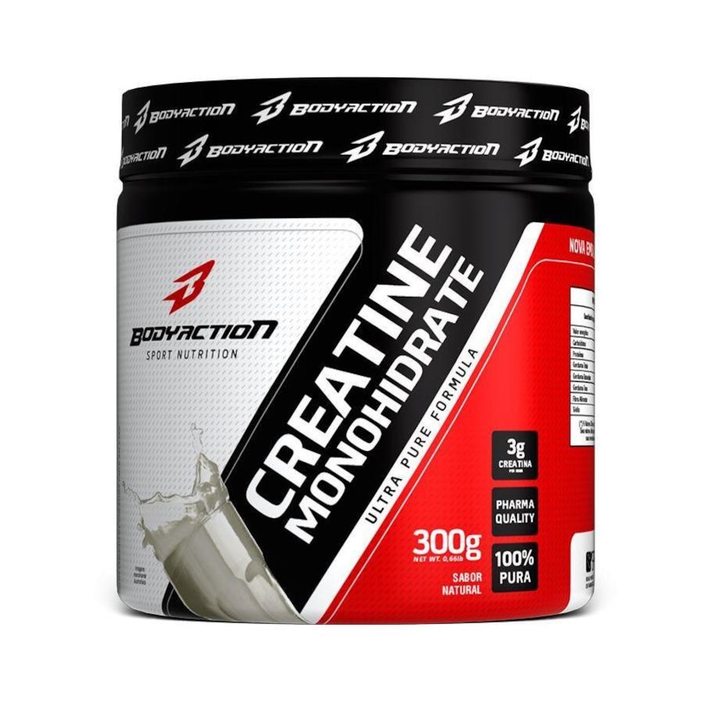 Creatine Monohidrate Body Action - 300g - Foto 1