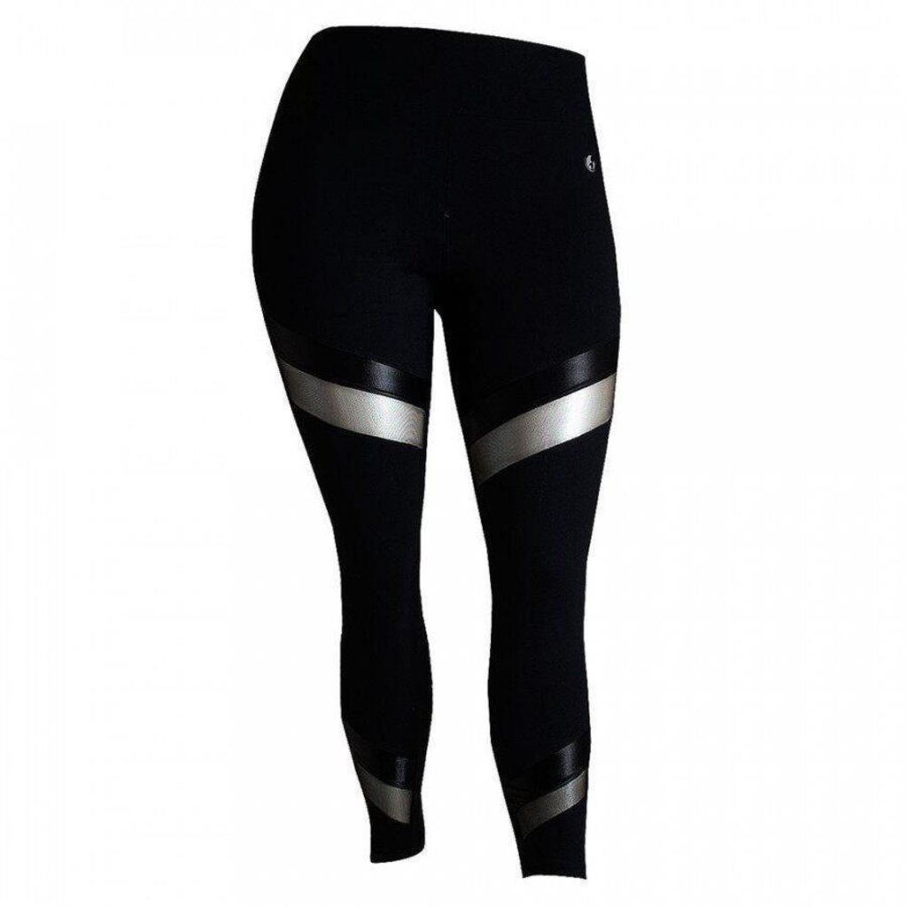 Calça Legging Gamaia Plus Size Way Cross - Adulto - Foto 1