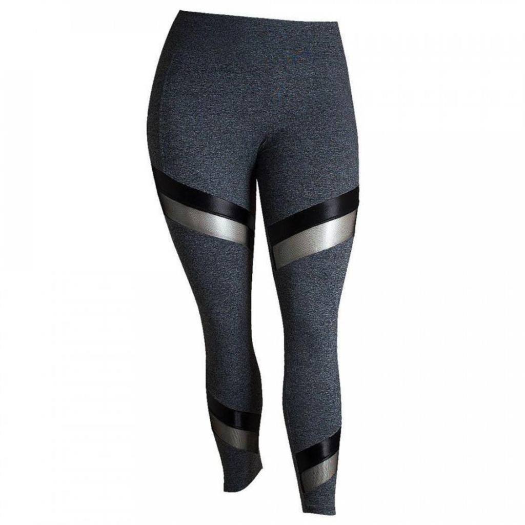 Calça Legging Gamaia Plus Size Way Cross - Adulto - Foto 1