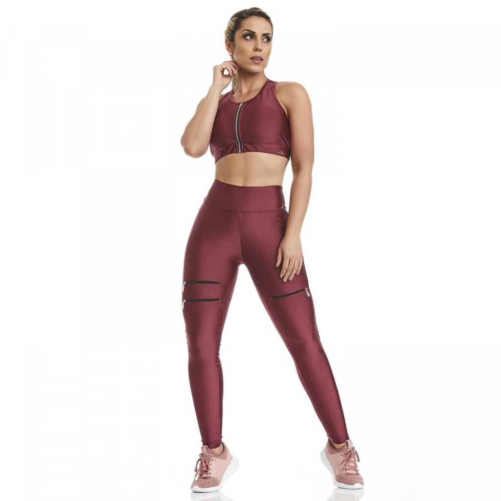 Calça Legging Caju Brasil Athleisure - Adulto - Foto 3
