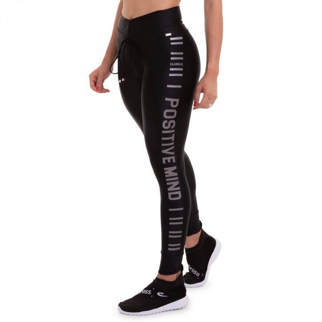 Calça Legging Caju Brasil Atletika Positive - Adulto - Foto 3