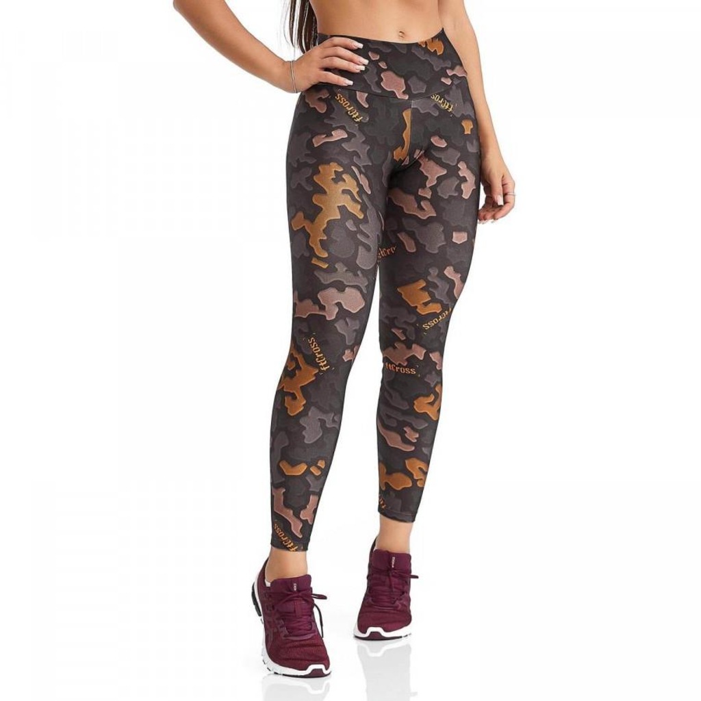 Calça Legging Caju Brasil FT Cross Intensity - Adulto - Foto 1