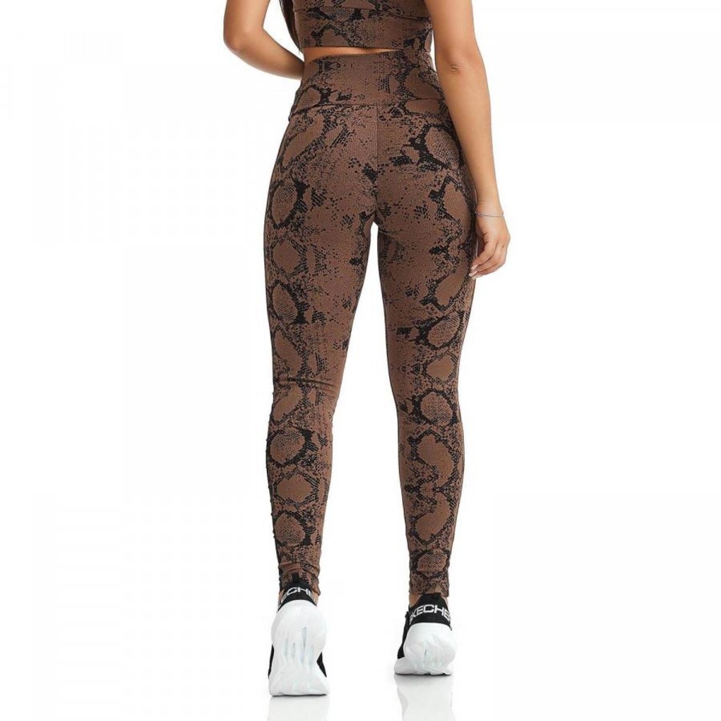 Calça Legging Caju Brasil Snake - Adulto - Foto 2