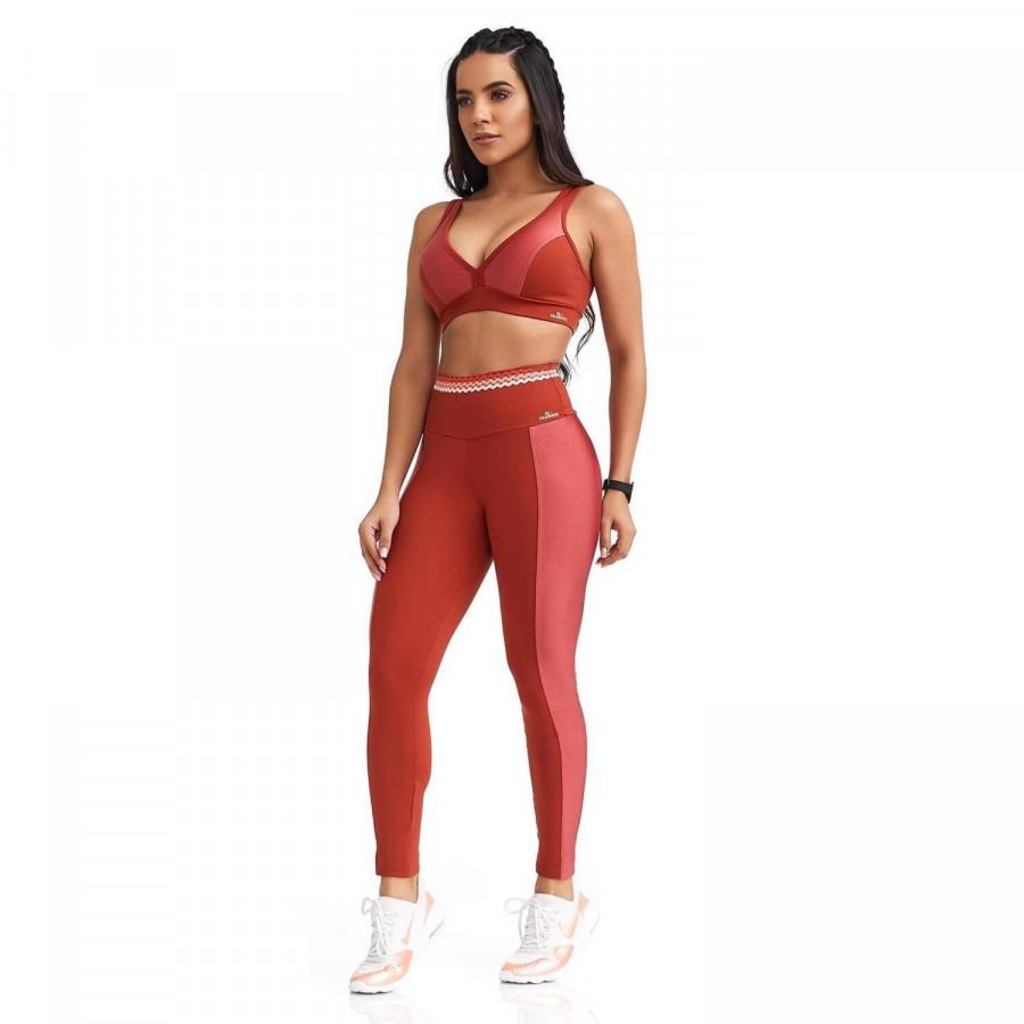 Calça Legging Caju Brasil NZ Braid - Adulto - Foto 3