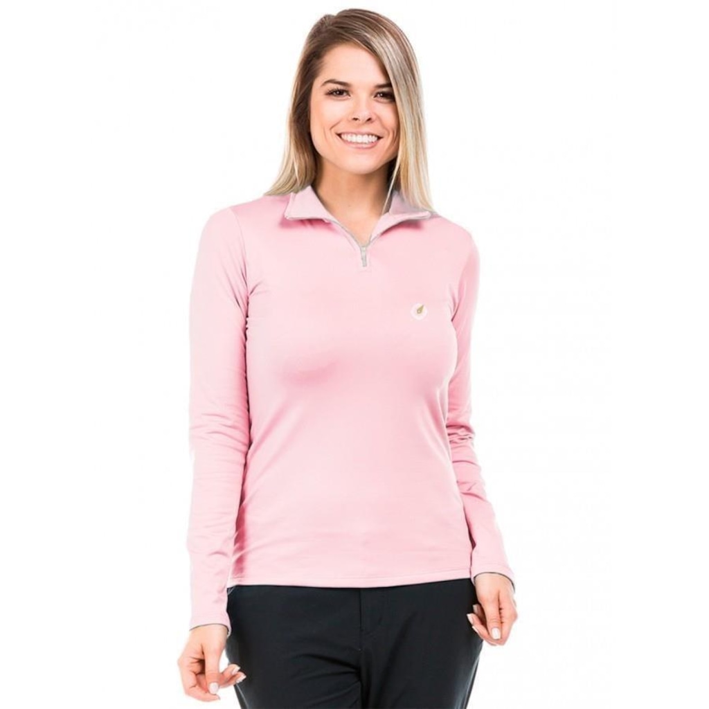 Camisa Térmica Extreme UV para Frio  Gola Alta com Proteção Solar  - Feminina