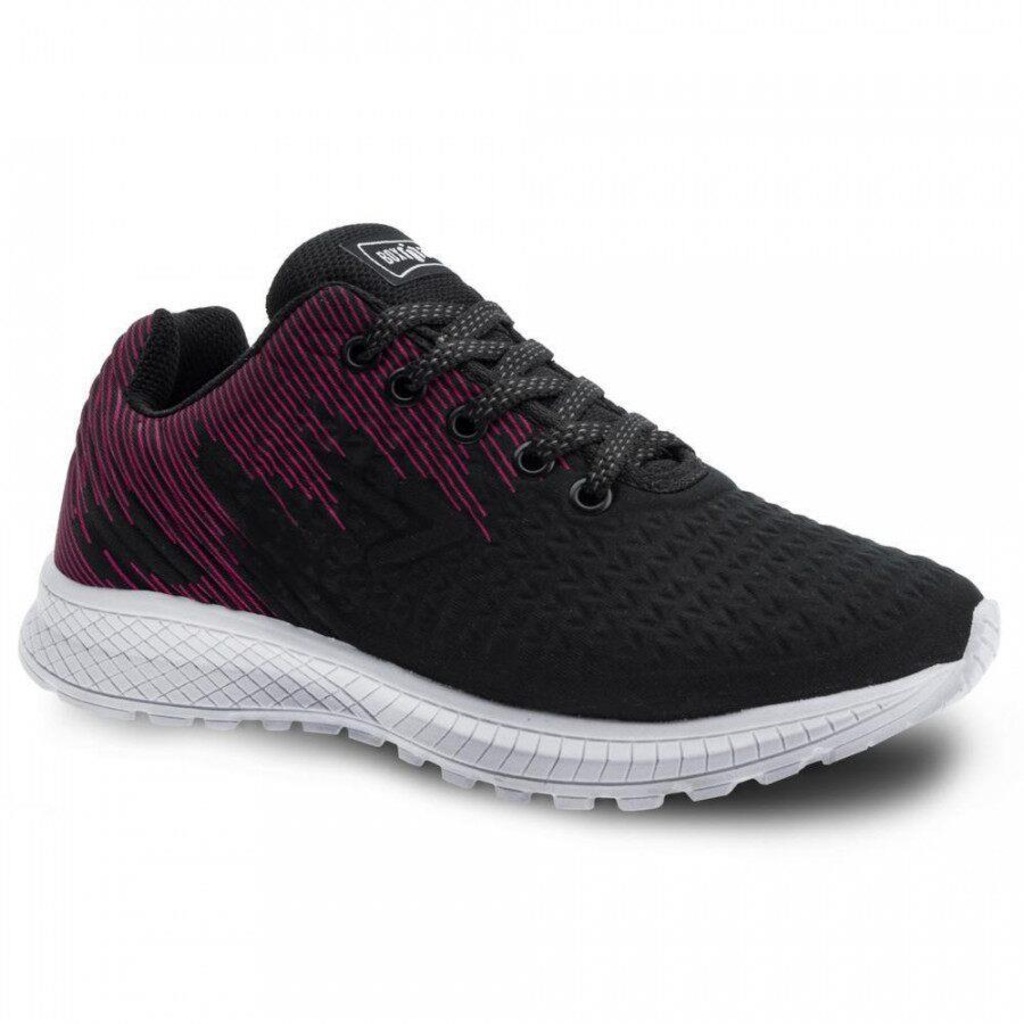 Tênis Box 200 Jogging Caminhada Cadarço Conforto - Feminino - Foto 1