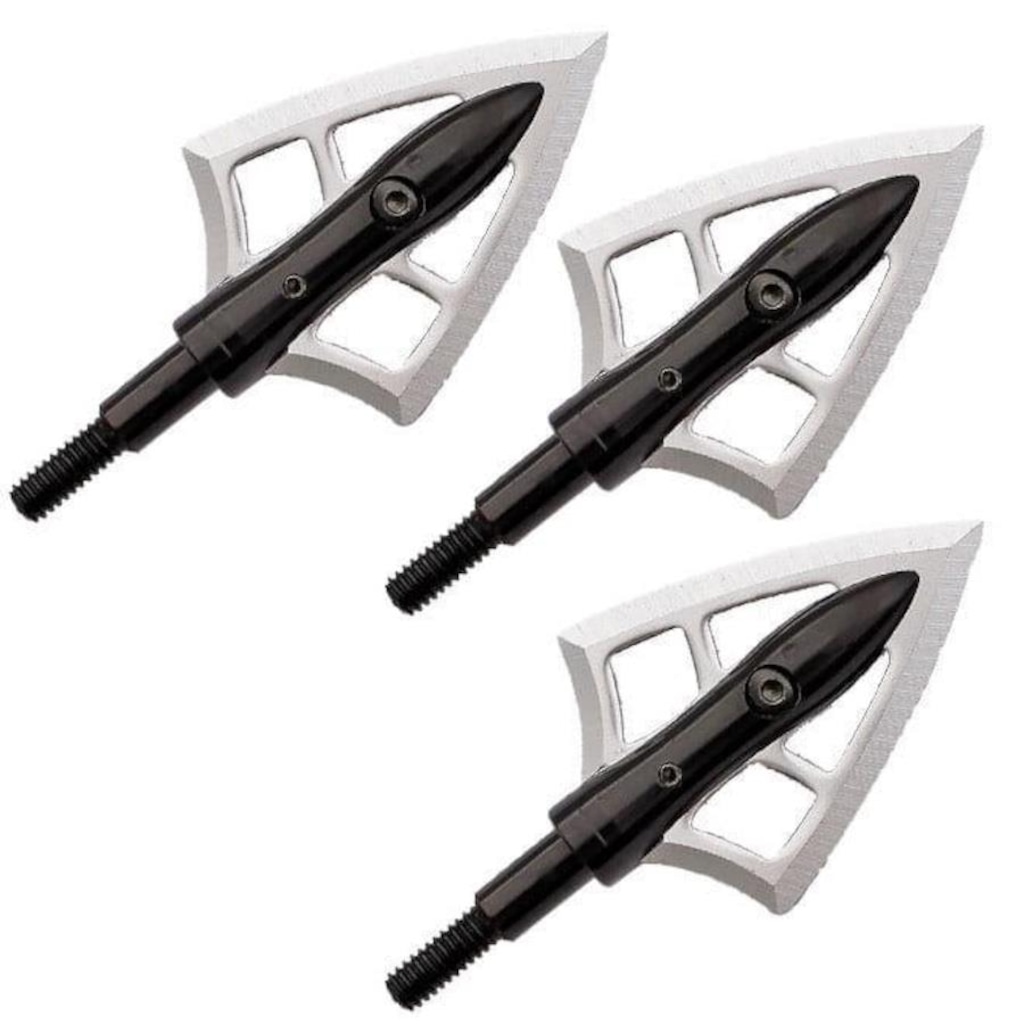 Kit de Pontas de Flecha Armais RazorBack Broadhead com 3 Unidades - Foto 1