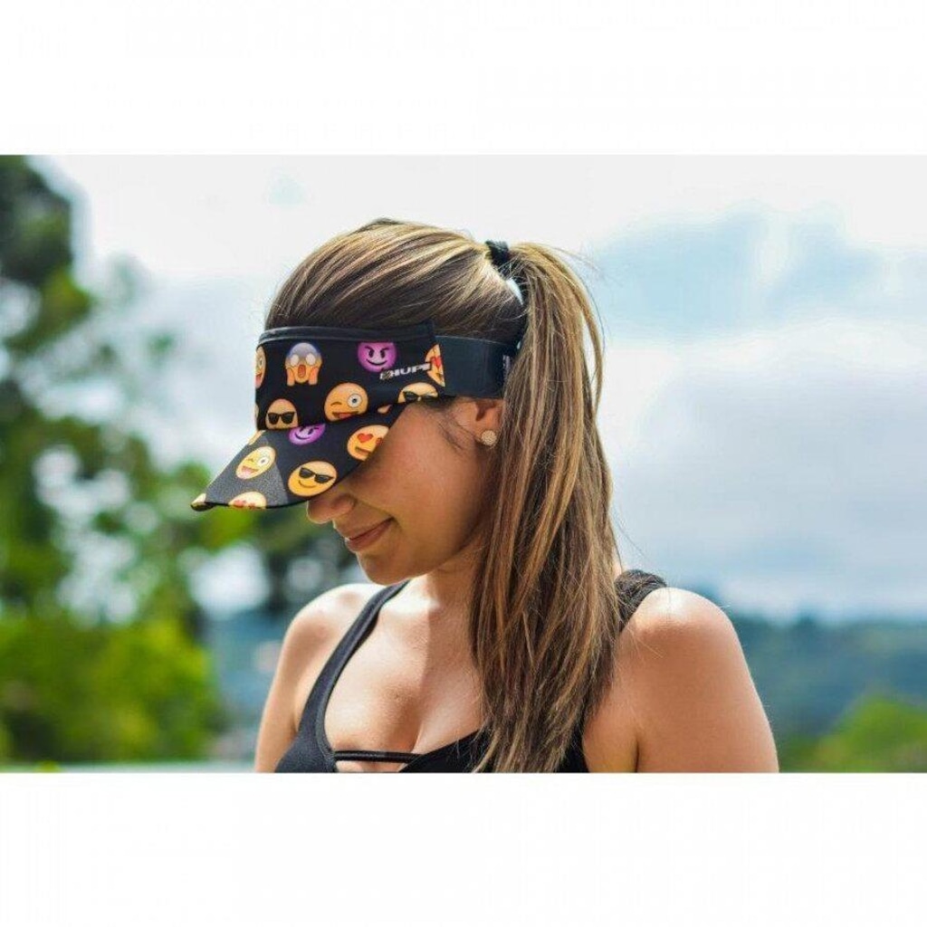 Imagem 2 do produto Viseira para Corrida Hupi Emotions - Adulto