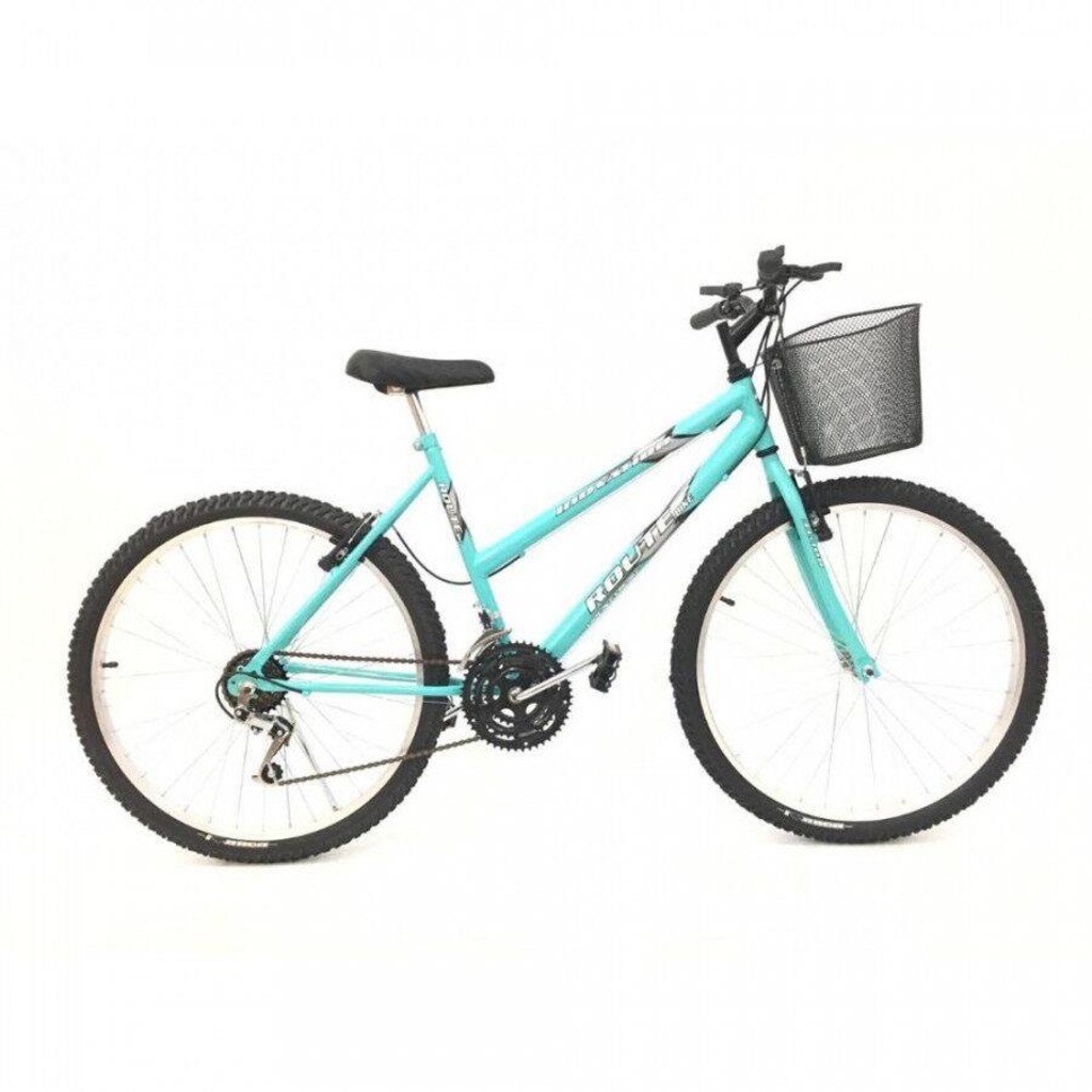 Bicicleta Route Bike - Aro 26 - Freios V-brake - Câmbio Importado - 18 Marchas - Feminina - Foto 1