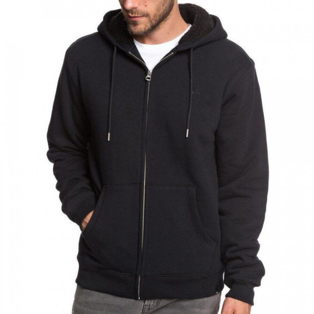 Blusão de Moletom Quiksilver Aberto Especial Everyday Sherpa - Masculino - Foto 1