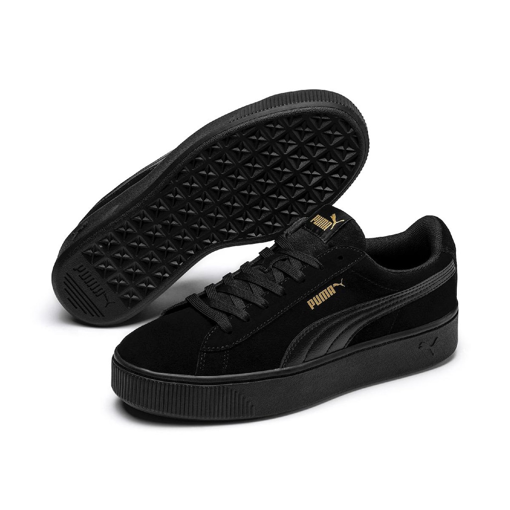 Tênis Couro Puma Vikky Stacked - Feminino - Foto 1