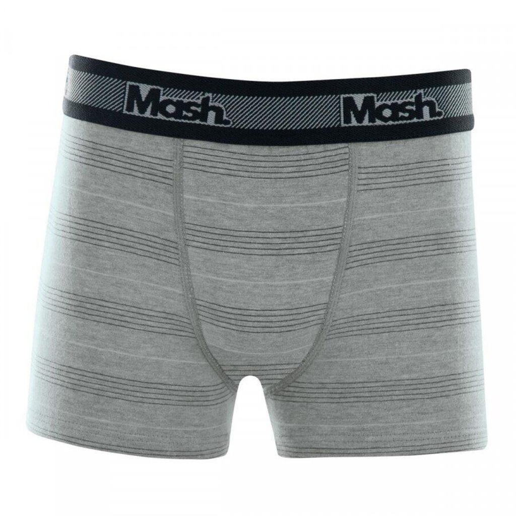 Cueca Boxer Mash Listrado Kids 190.14 - Infantil - Foto 1