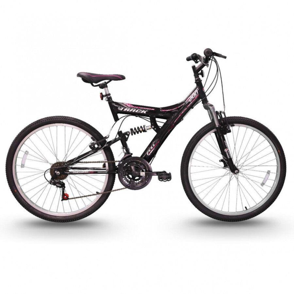 Bicicleta Track Bikes TB 200 Mountain Bike Aro 26 Freio V Brake Nylon  - Feminina - Foto 1