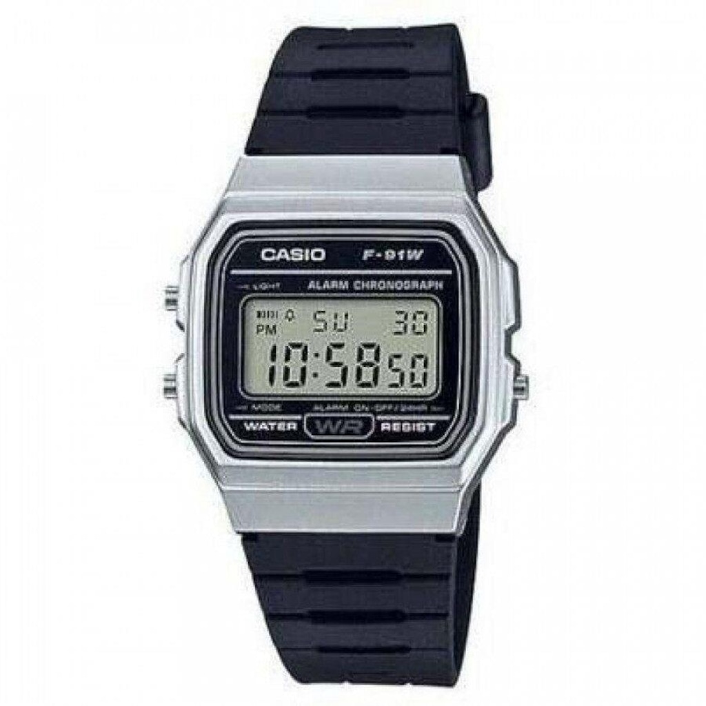 Relógio Digital Casio F-91WM-7A - Unissex