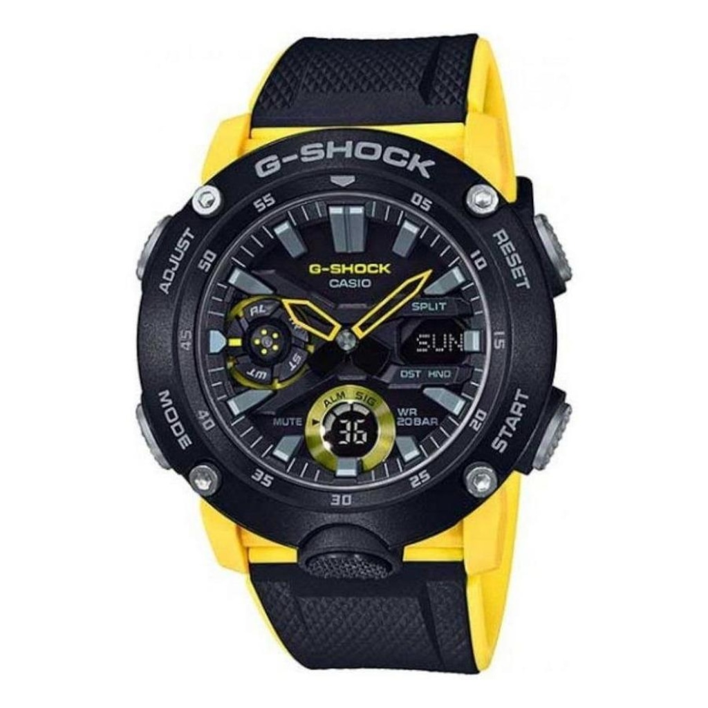 Relógio Anadigital G-Shock Carbon Core Guard GA-2000-1A9DR - Masculino