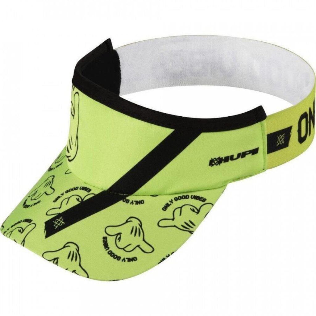 Imagem 2 do produto Viseira Aba Curva Hupi Good Vibes - Adulto