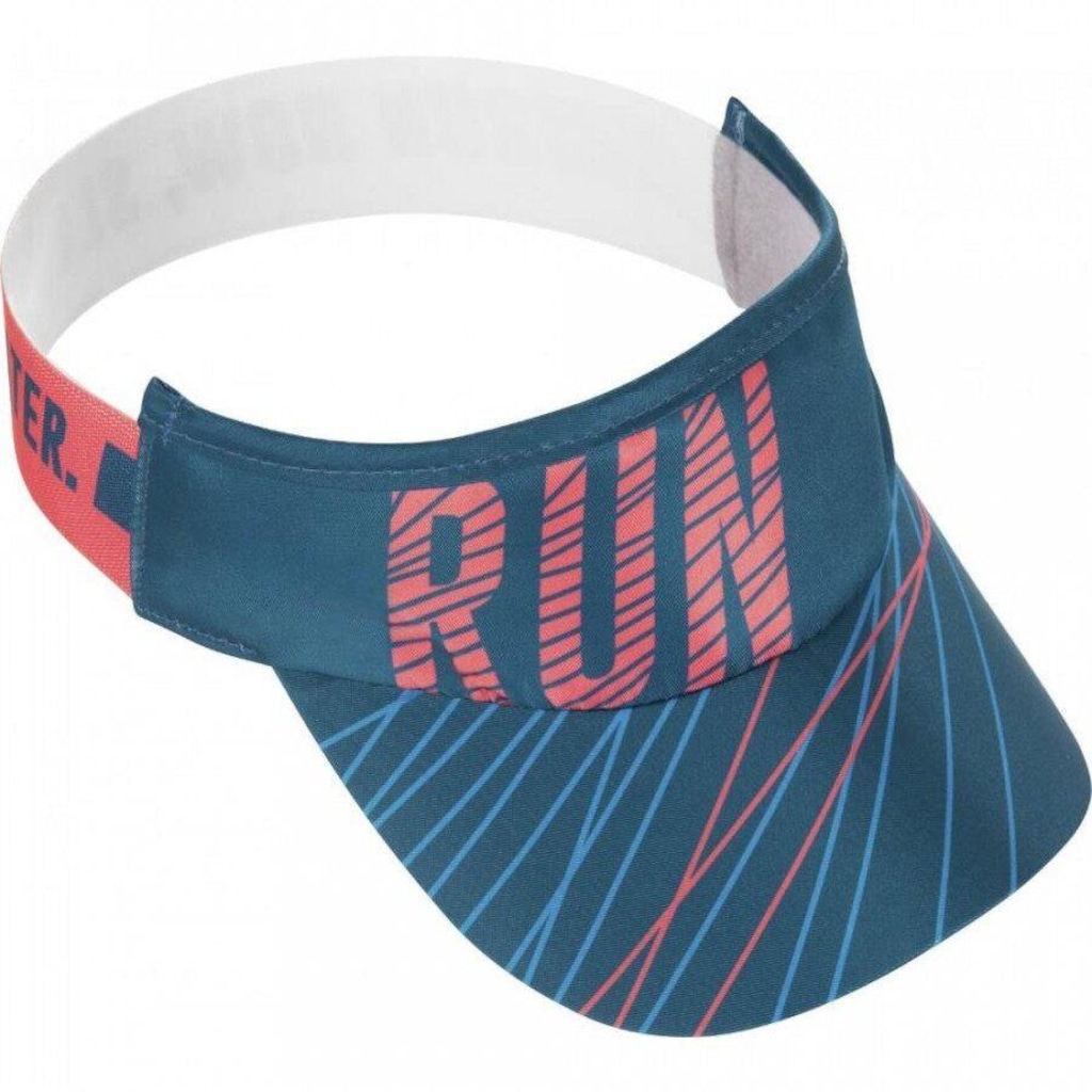 Viseira Aba Curva Hupi Run Lines - Adulto