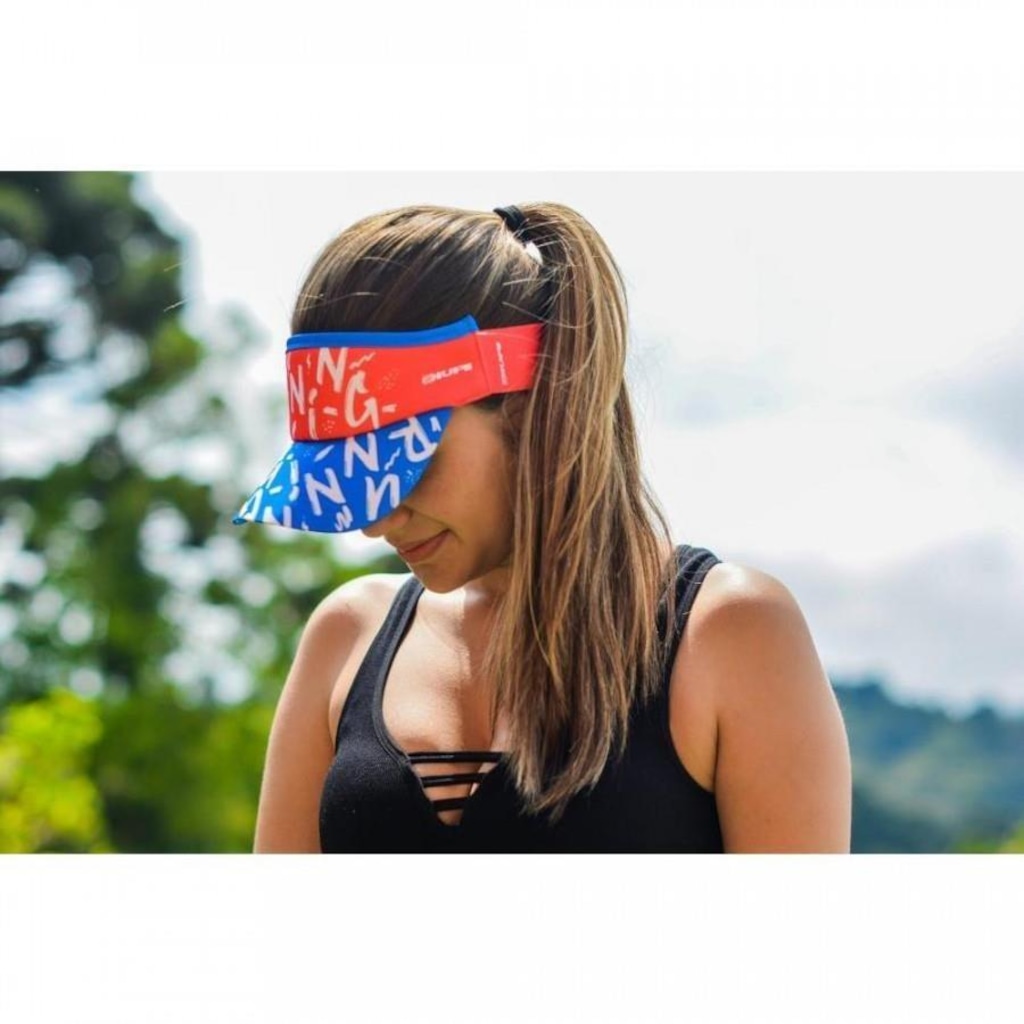 Imagem 5 do produto Viseira Aba Curva Hupi para Corrida Let''''''''s Go - Feminina