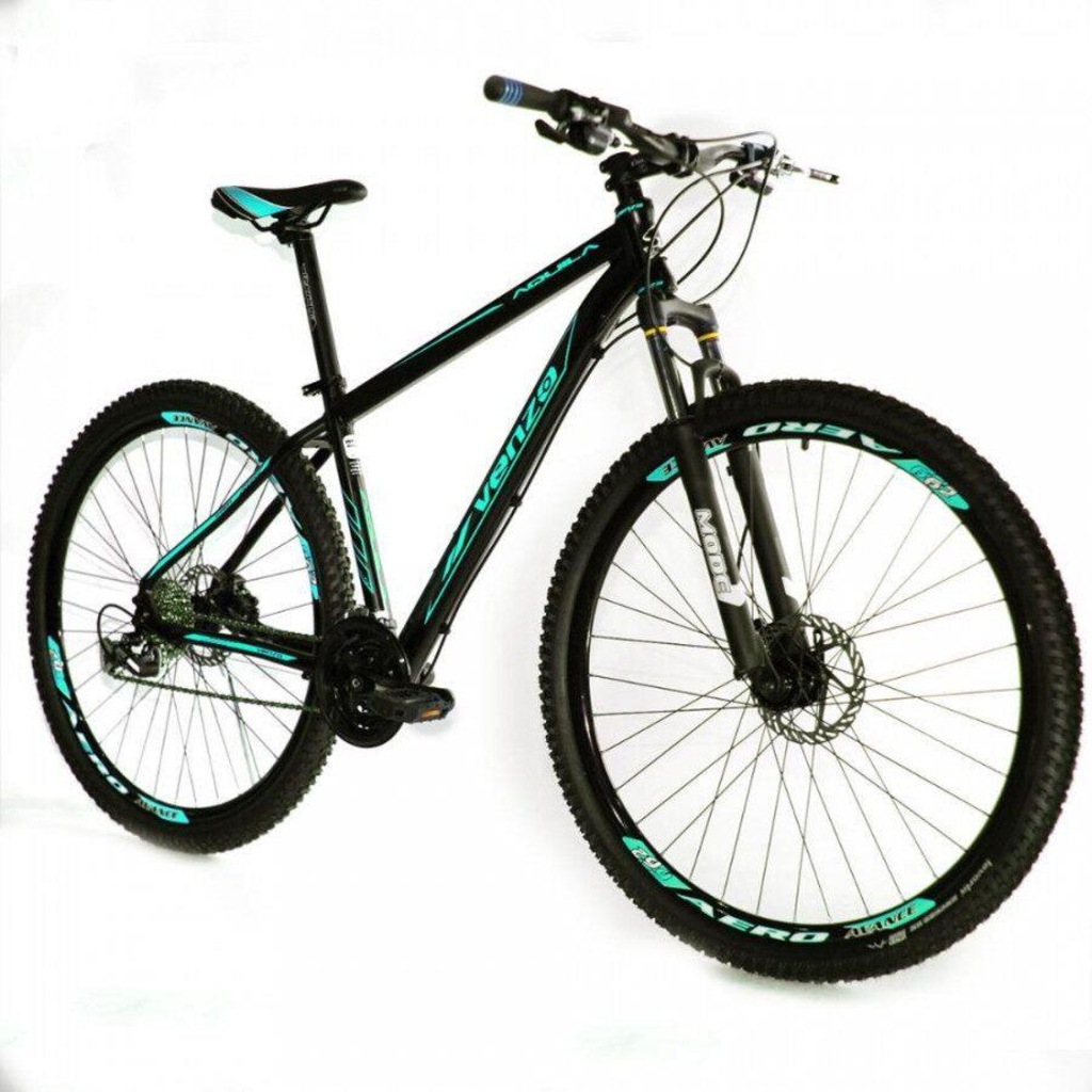 Bicicleta Venzo Aquila Aro 29 Freio Hidráulico Cambio Altus Trava 27v - Foto 1