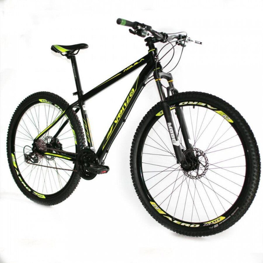 Bicicleta Venzo Aquila Aro 29 Freio Hidráulico Cambio Altus Trava 27v - Foto 1