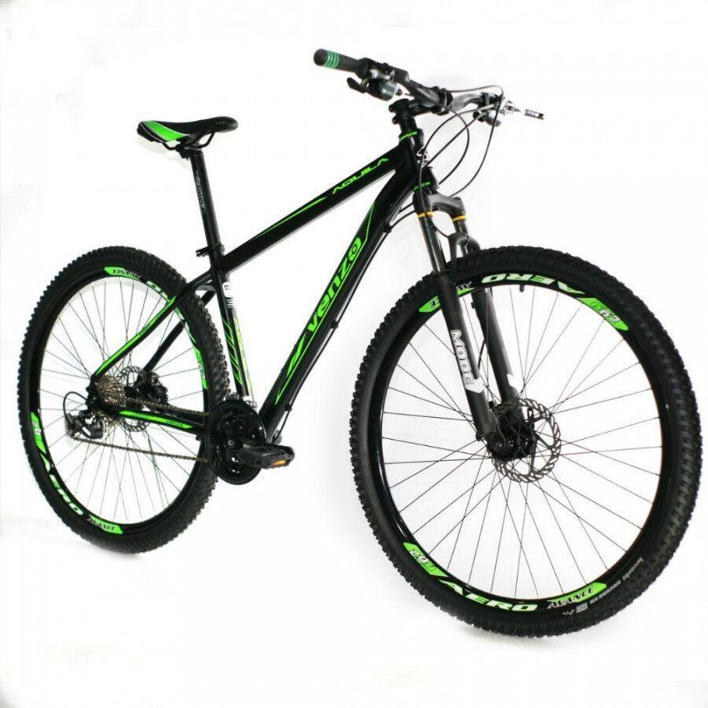 Bicicleta Venzo Aquila Aro 29 Freio Hidráulico Cambio Altus Trava 27v - Foto 1