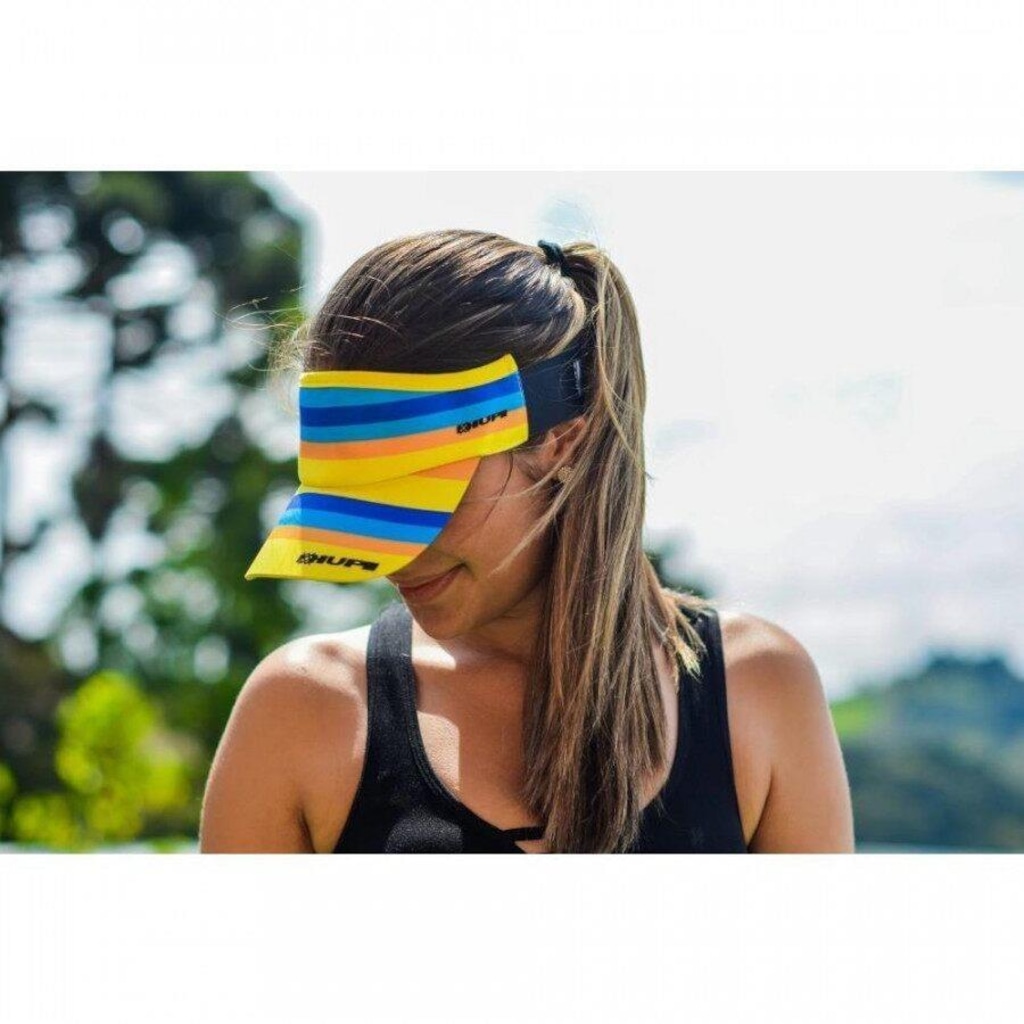 Imagem 3 do produto Viseira Aba Curva Hupi para Corrida Quarteto - Feminina