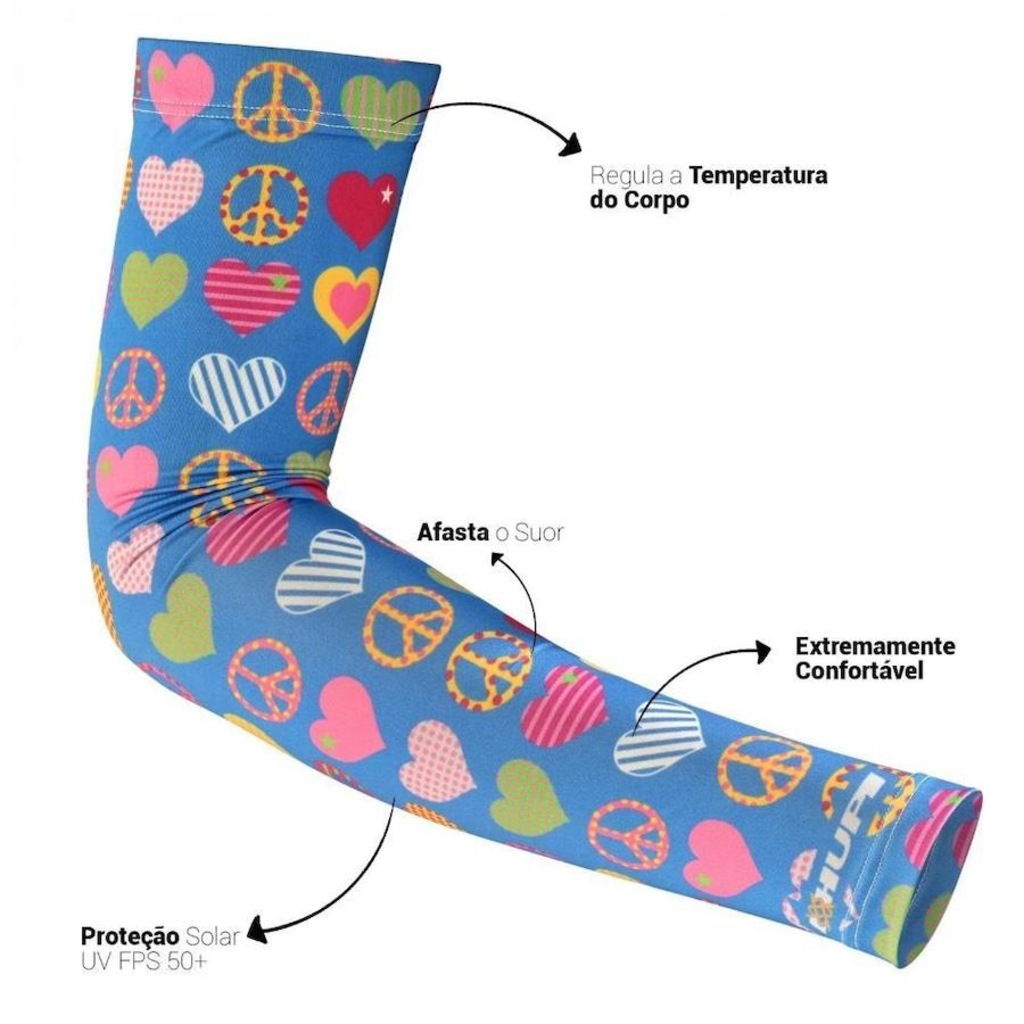 Imagem 2 do produto Manguito Hupi Hippie com Proteção UV50+ - Adulto