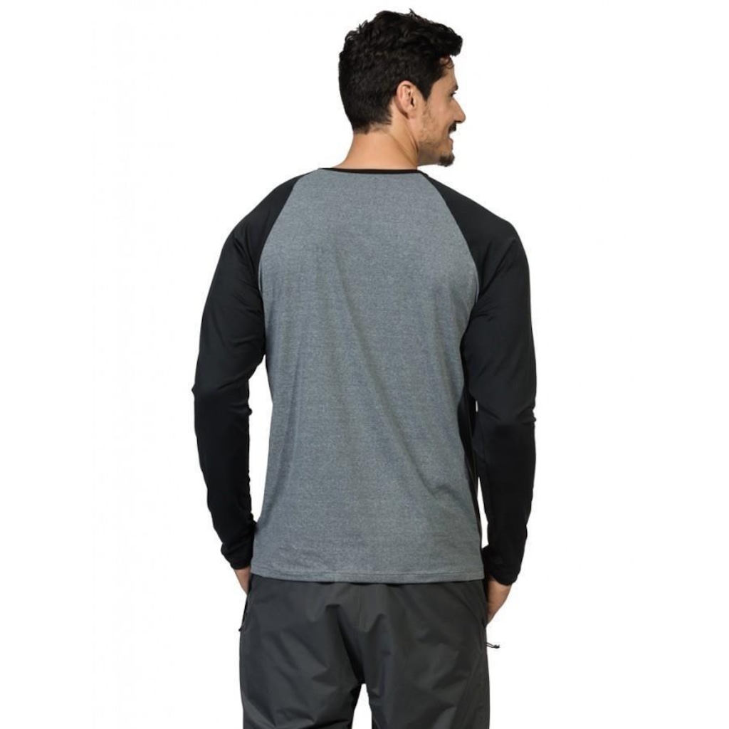 Imagem 3 do produto Camiseta Manga Longa Extreme UV Ice Proteção Solar Raglan - Masculina