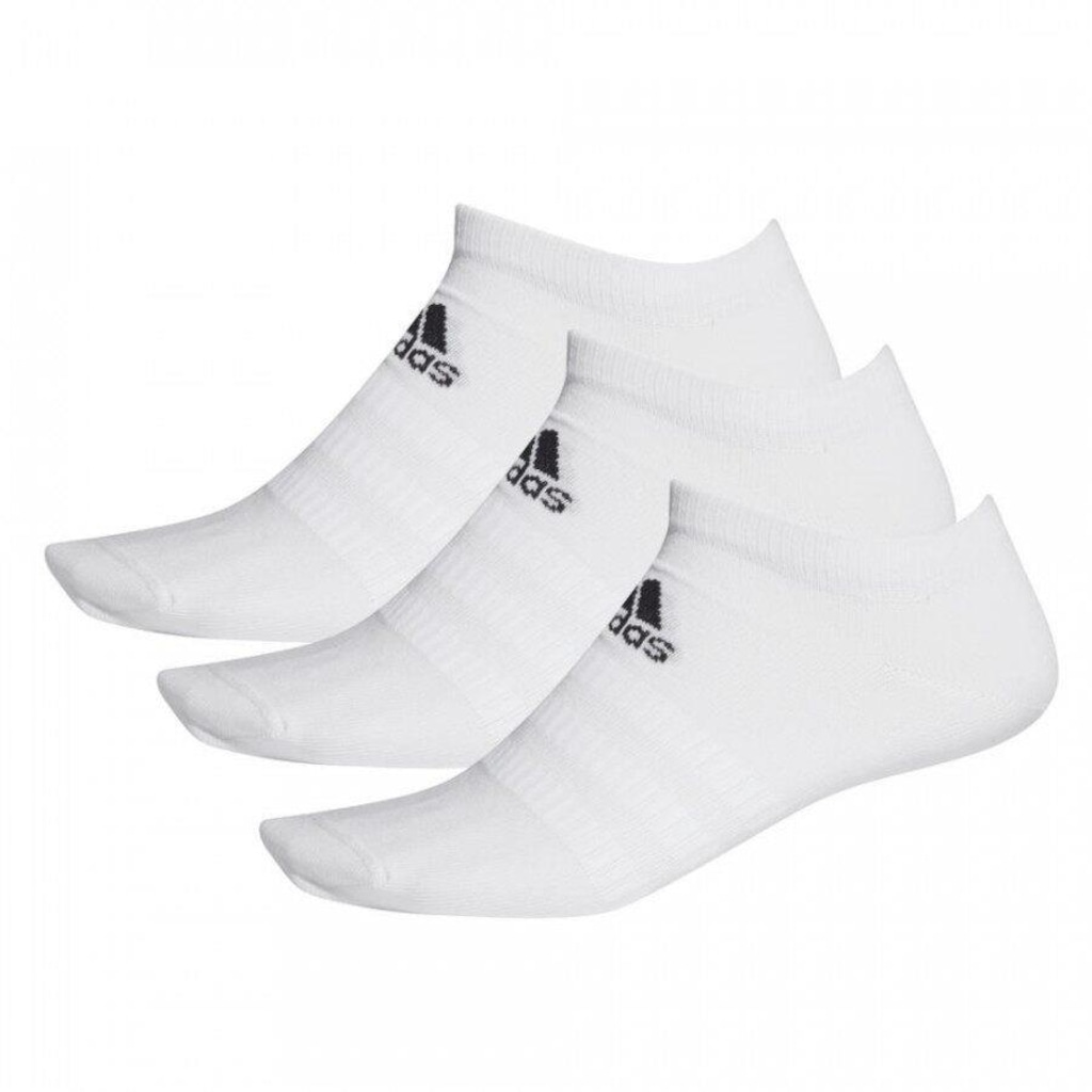 Kit de Meias adidas Ligth Low com 3 Pares - 39 a 42 - Adulto - Foto 1