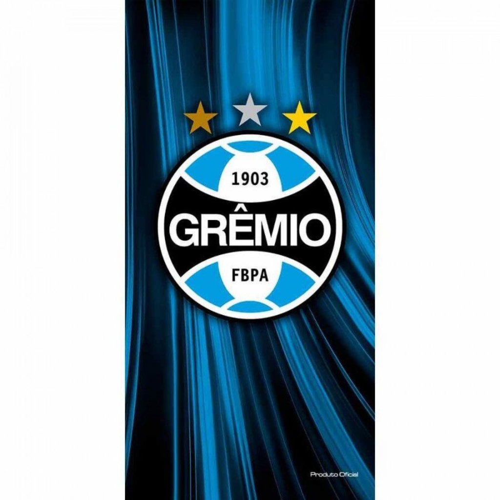Toalha de Banho do Grêmio Buettner Aveludada - 140x70cm - Foto 1