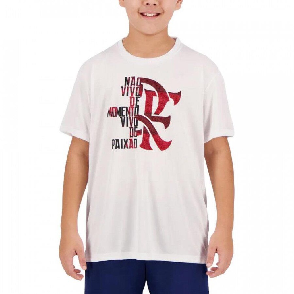 Camiseta do Flamengo Braziline Moment - Infantil - Foto 1