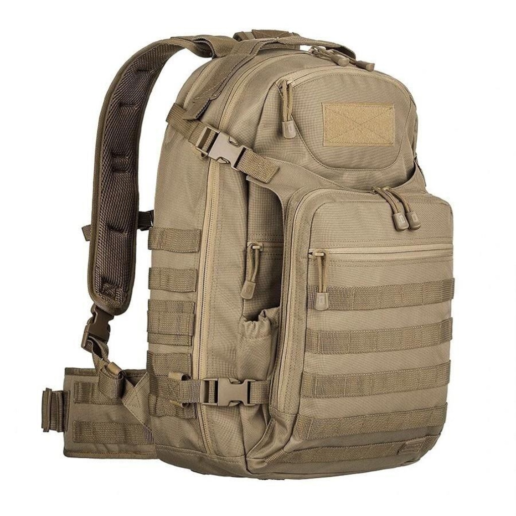 Mochila Tática Invictus Mission Molle Militar Coyote - Foto 1