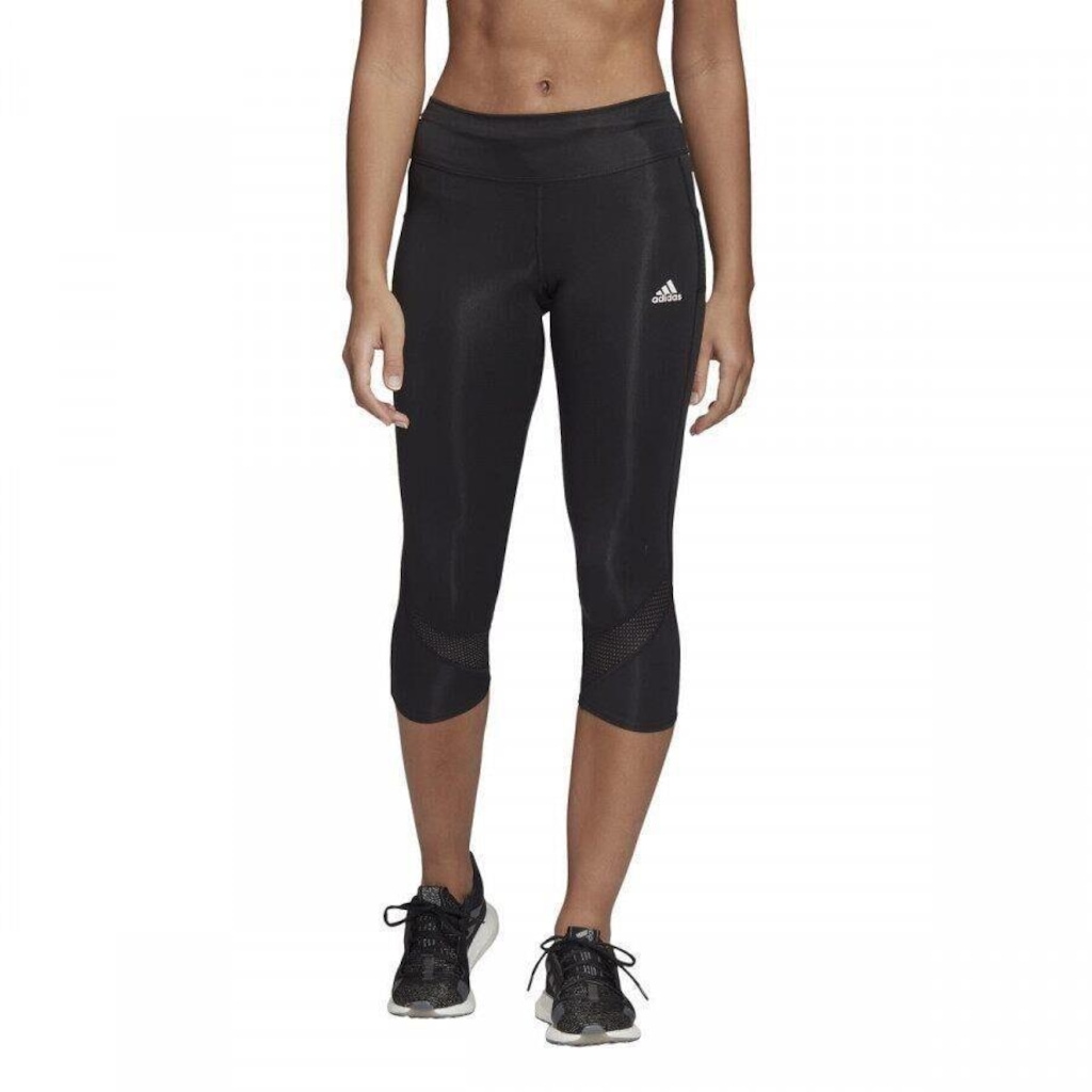 Calça Legging adidas 3/4 Own The Run - Feminina - Foto 1