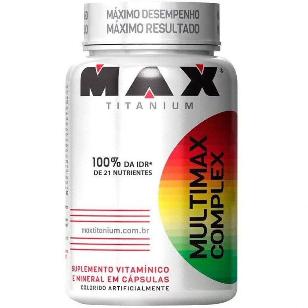Multimax Complex Max Titanium - 90 caps