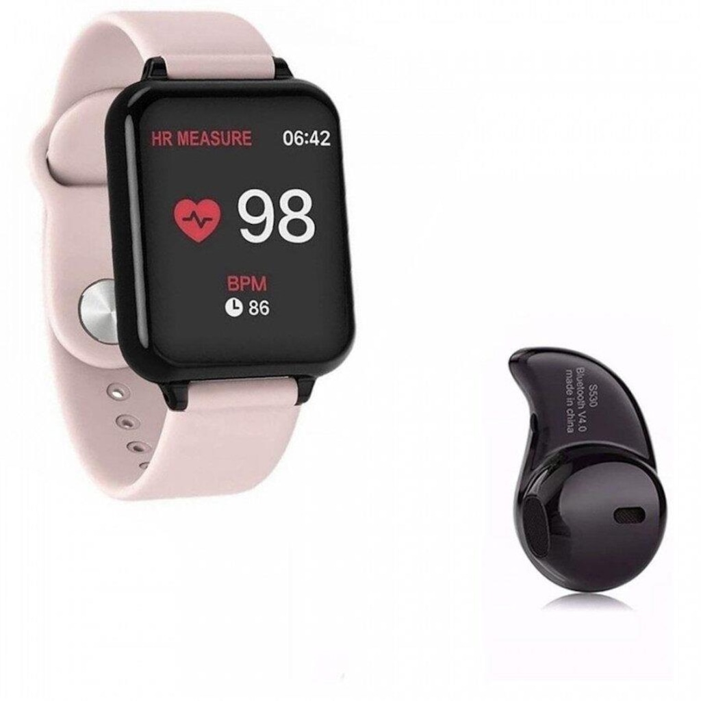 Relógio Smartwatch Smart Bracelet B57 Hero Band 3 - Unissex + Fone de Ouvido Bluetooth TWS - Foto 1