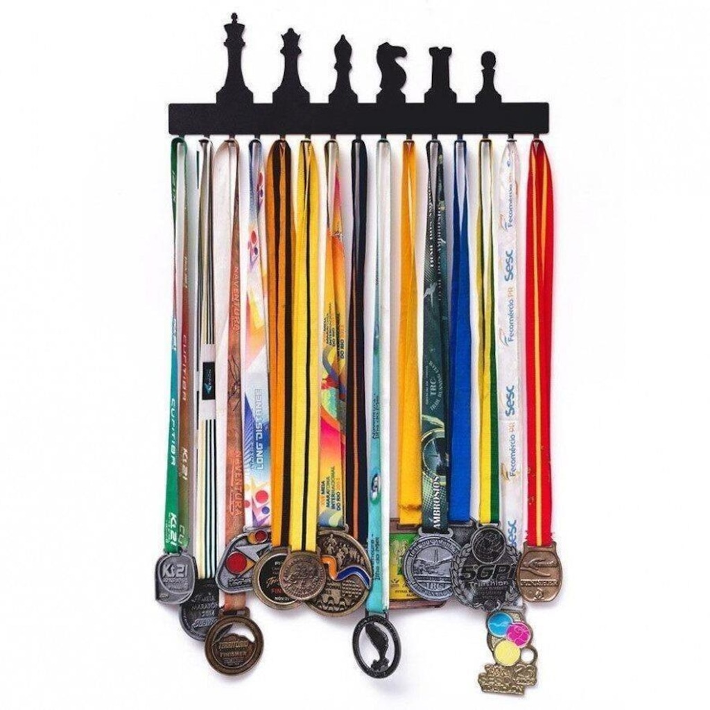 Porta Medalhas Bronx Xadrez Original