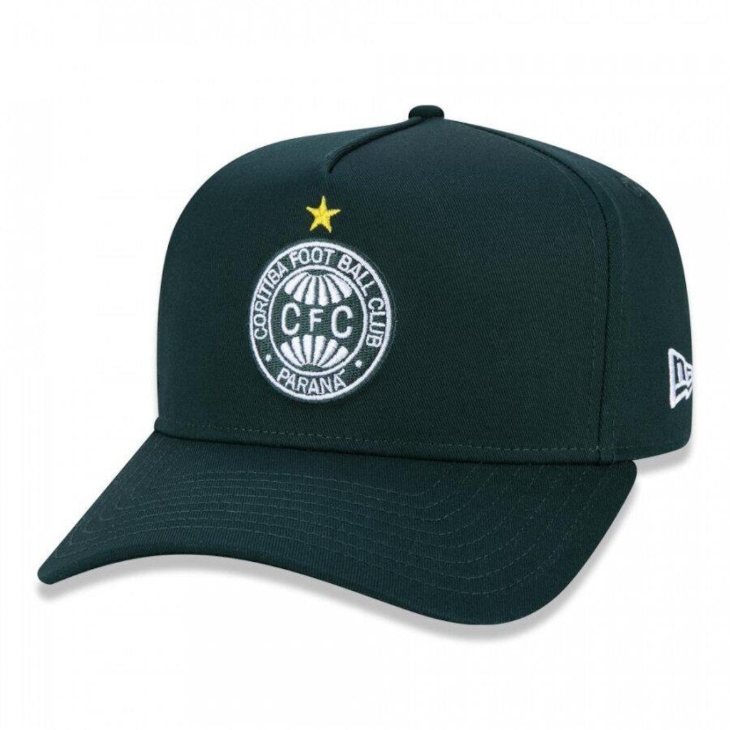Boné Aba Curva New Era 9Forty A-Frame Futebol Coritiba - Snapback - Adulto