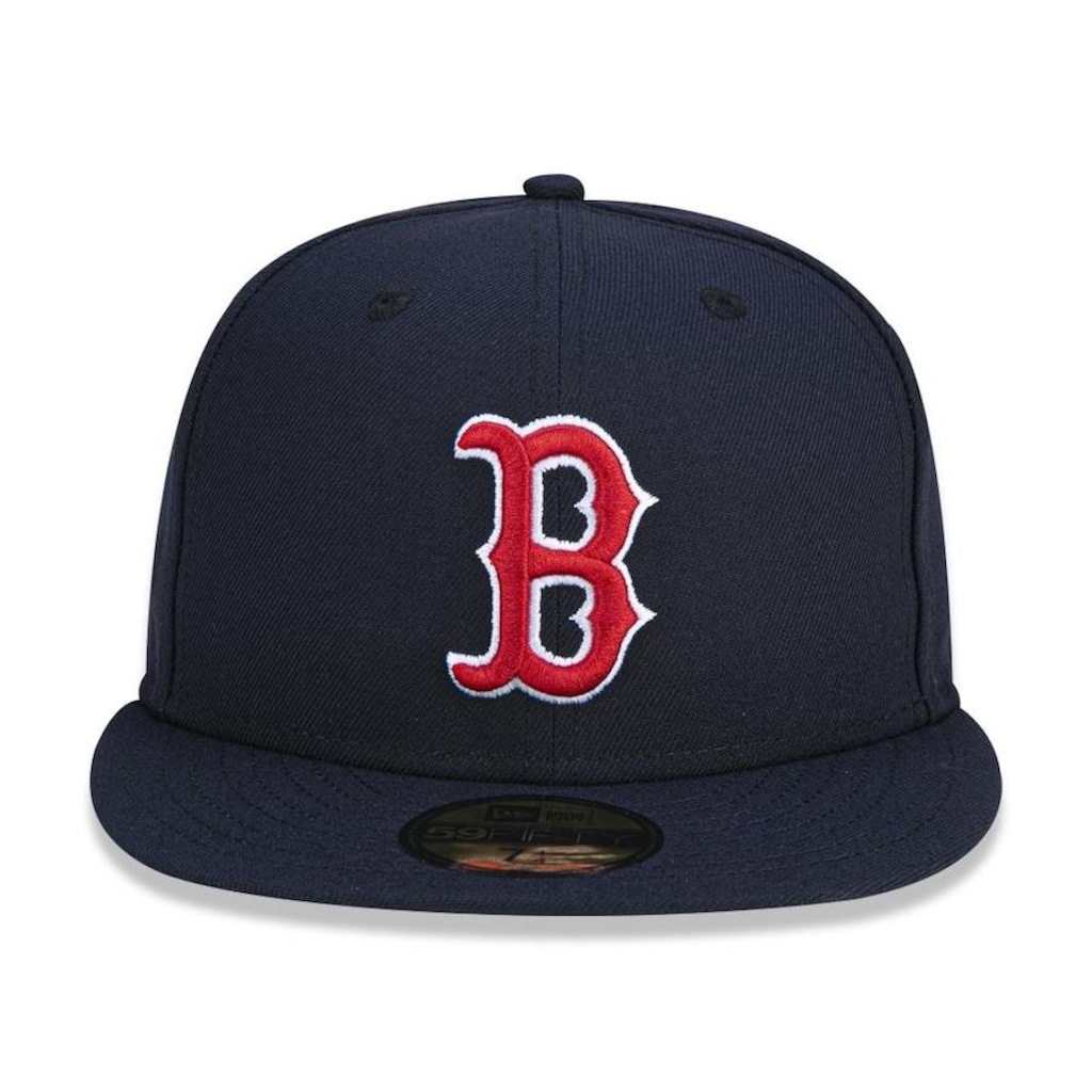 Imagem 2 do produto Boné Aba Reta New Era 59Fifty MLB Boston Red Sox - Fechado - Adulto