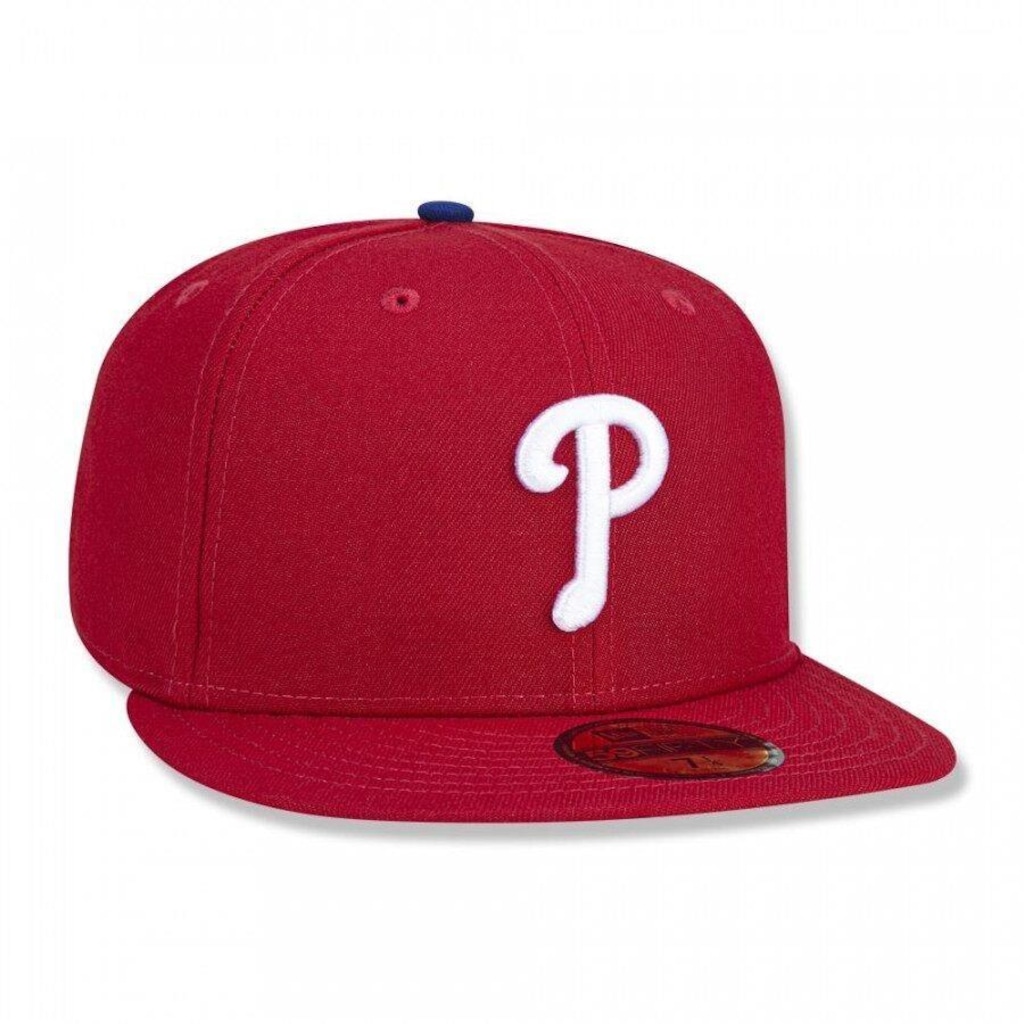 Imagem 3 do produto Boné Aba Reta New Era 59Fifty MLB Philadelphia Phillies - Fechado - Adulto