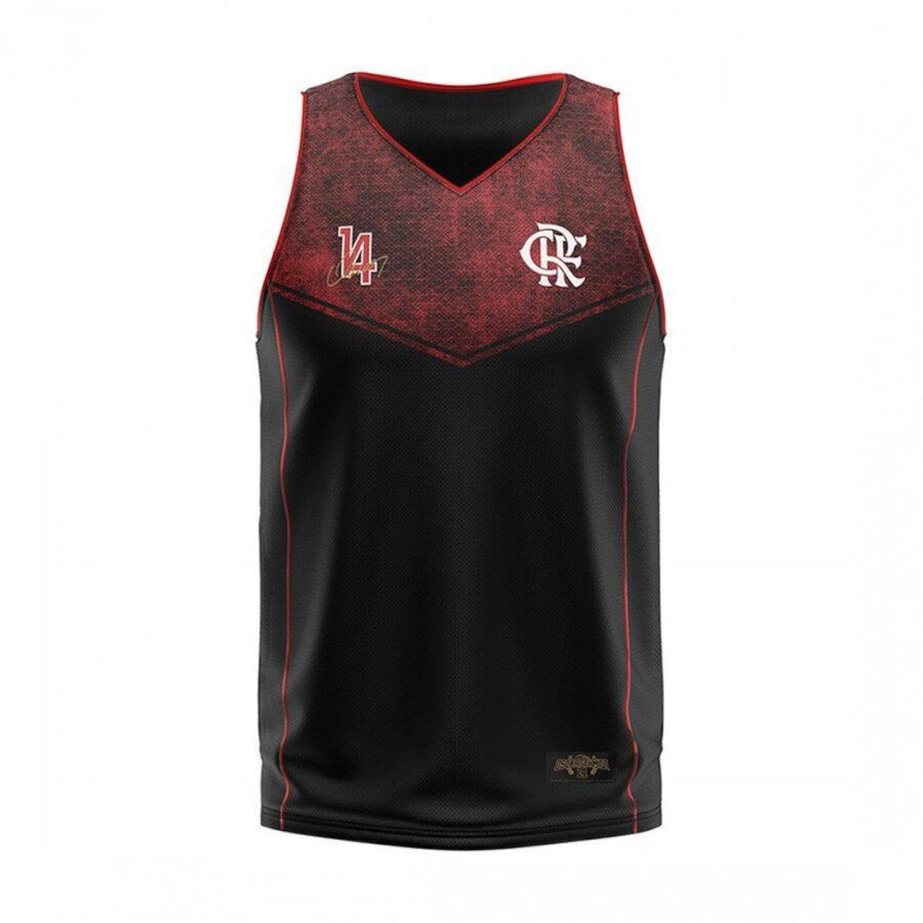 Camiseta Regata Flamengo Retrôgol Oscar Schmidt - Masculina - Foto 1