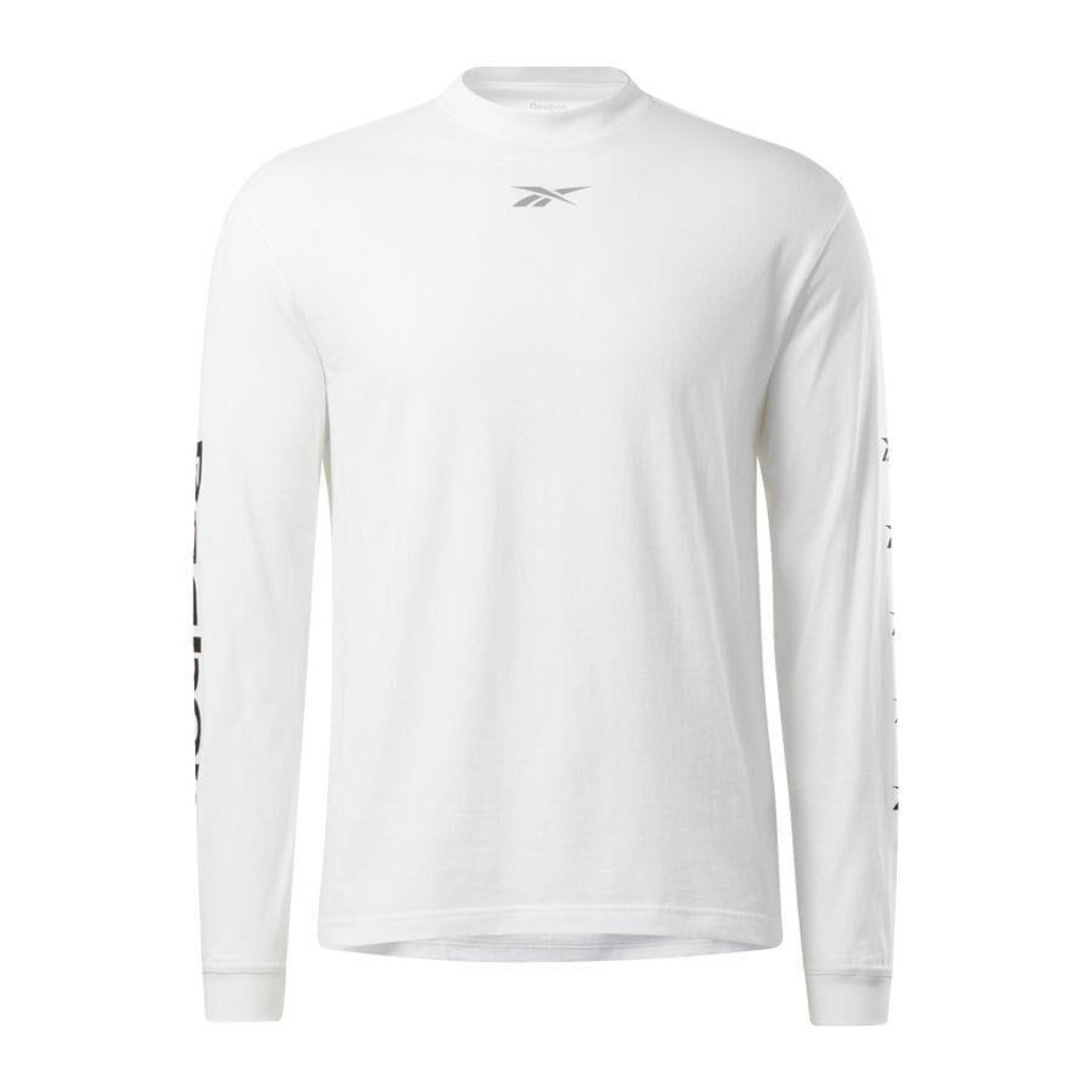Camiseta Manga Longa Reebok Treino - Masculina - Foto 1