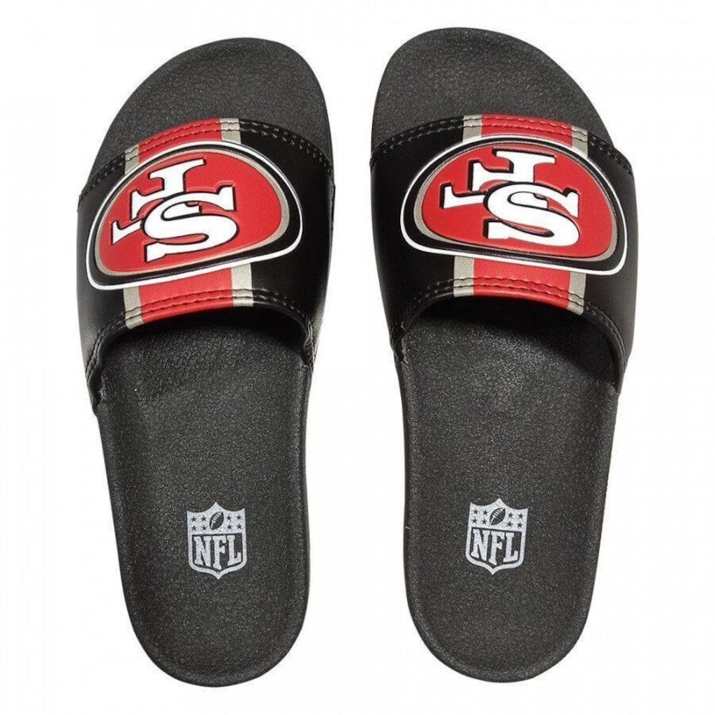 Chinelo Slide NFL San Francisco 49ers - Unissex