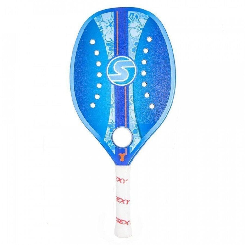 Imagem 2 do produto Raquete de Beach Tennis Sexy Sirf Blue Fibra de Vidro
