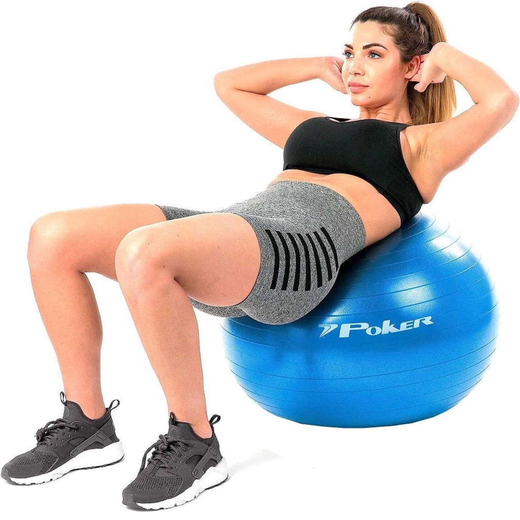 Imagem 2 do produto Bola De Pilates Suiça Poker Gym ball 75cm